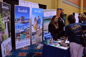 TPI Tradeshow, Sandals Booth