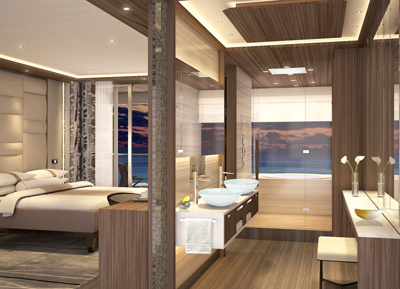 Spa Suite Rendering - Bathroom
