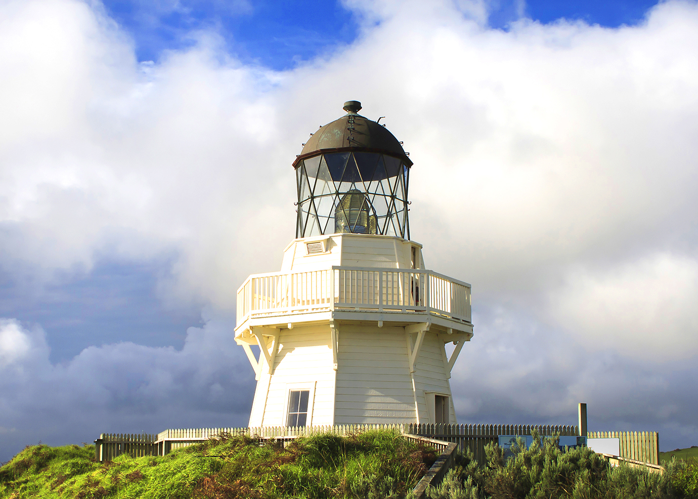Lighthouse of Manukau Heads, Awhitu peninsula, Auckland New Zealand