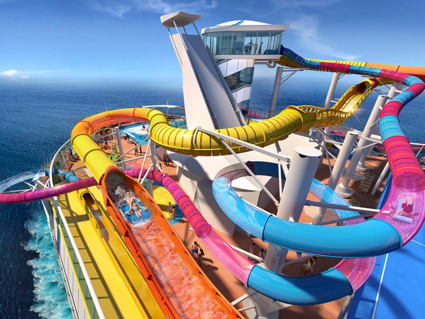 water slides on RCCL
