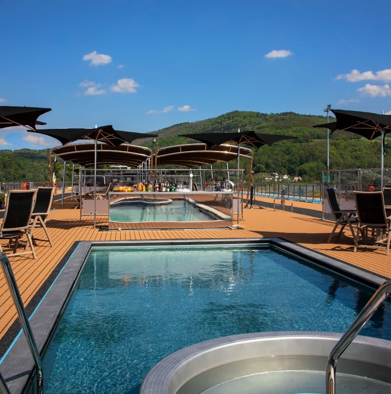 Sky Bar - Sunset DeckAmaMagna - Amawaterways
